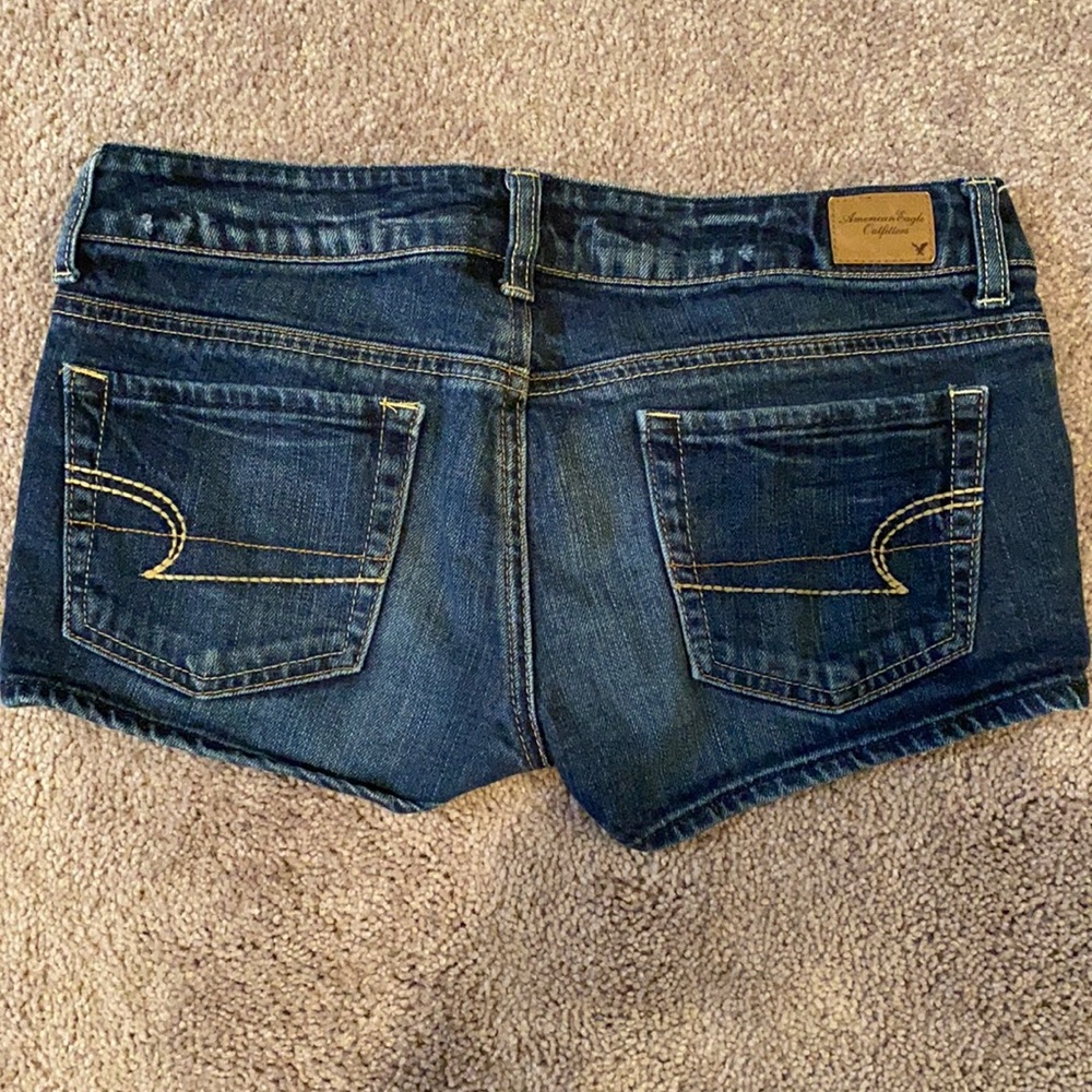 American Eagle stretch jean shorts